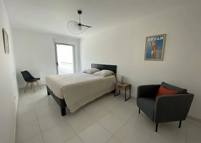 T3 Moderne - Bord De - 6 Pers, Parking, Terrasse - Fr-1-738-35 公寓 鲁瓦扬