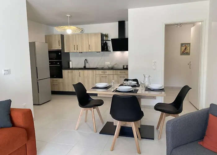 T3 Moderne - Bord De - 6 Pers, Parking, Terrasse - Fr-1-738-35 公寓 *