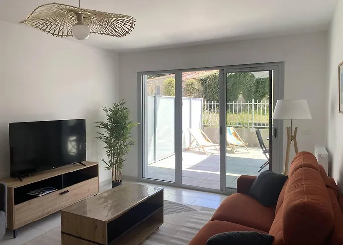 公寓 T3 Moderne - Bord De - 6 Pers, Parking, Terrasse - Fr-1-738-35 鲁瓦扬