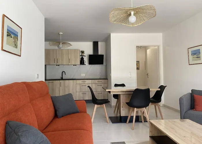 T3 Moderne - Bord De - 6 Pers, Parking, Terrasse - Fr-1-738-35 公寓